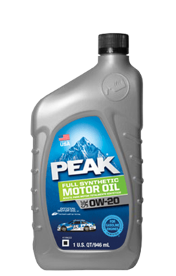 Peak Synthetic Oil 0W20 6/1 qt
