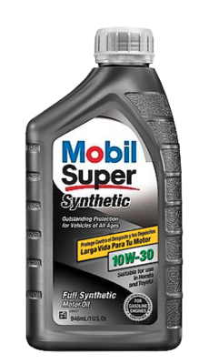 Mobil Super Synthetic Oil 10W30 6/1 qt
