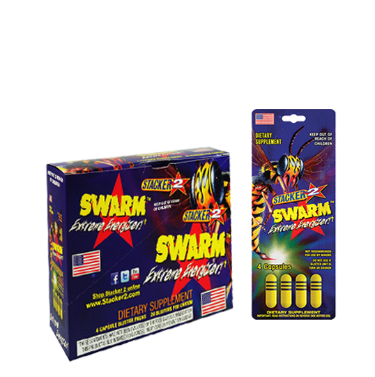 Yellow Swarm Energy 4 Pack 24 count