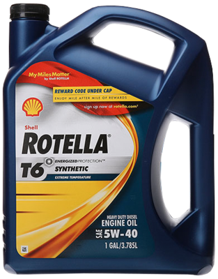 Shell Rotella T6 Full Syn 5w40 3/1gal