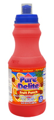 Pure Delite Fruit Punch 24/16 oz