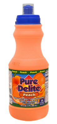 Pure Delite Peach 24/16 oz
