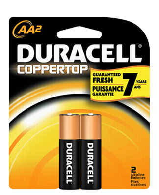 Duracell Coppertop Original AA 2pk Each