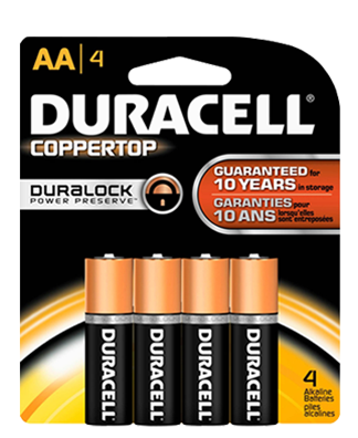 Duracell Coppertop Original AA 4pk Each