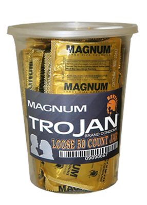 Trojan Magnum Jar 50 count