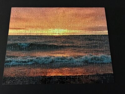 Sunset Waves & Rays Puzzle