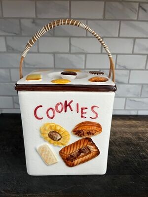Cookies All Over Cookie Canister - Vintage