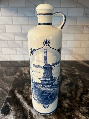 Delft Blue Porcelain Jug / Bottle