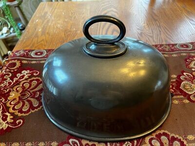 SOLD - Sheffield Pewter Food Come Cover