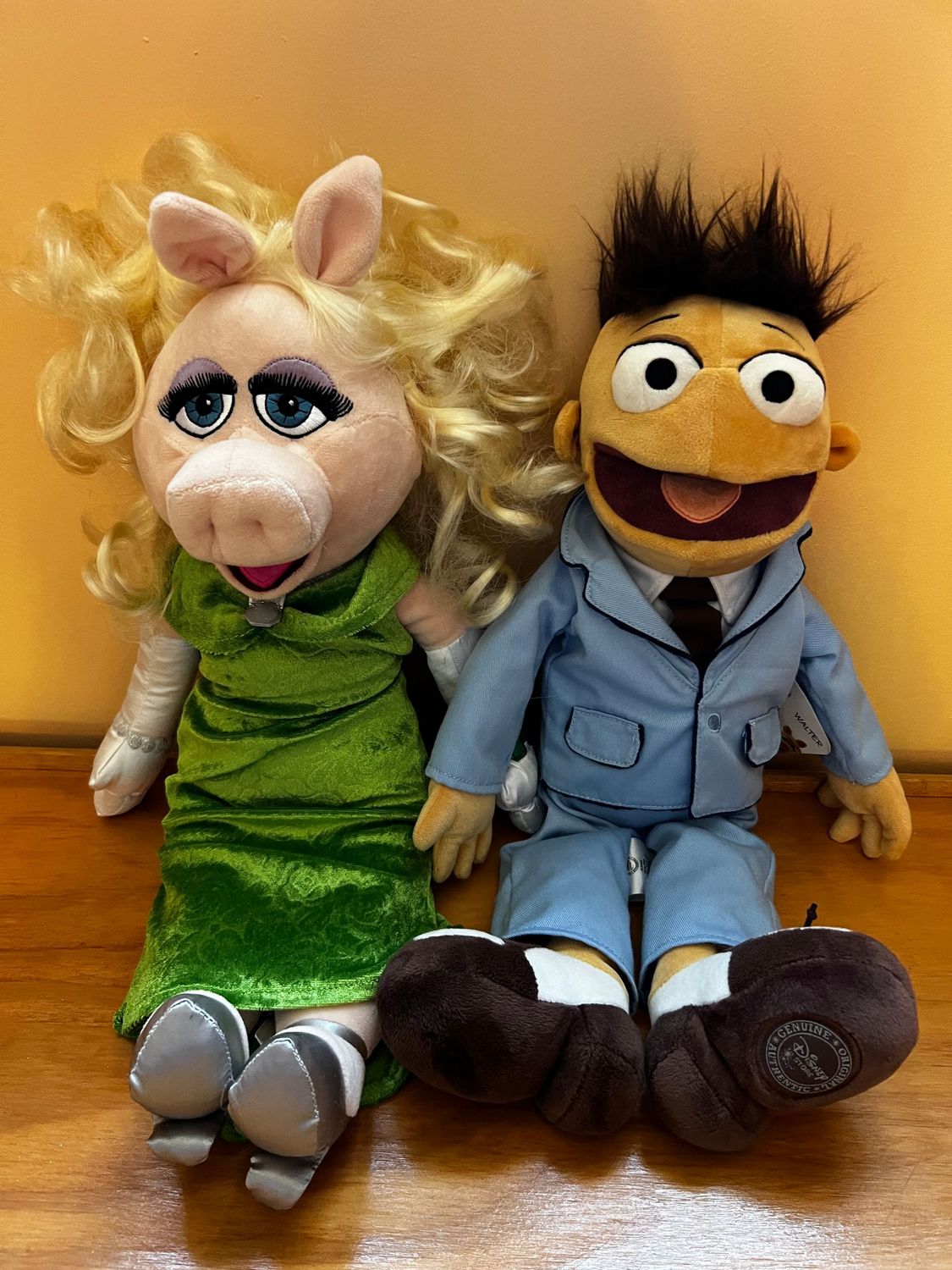 Miss Piggy and Walter Plush Dolls