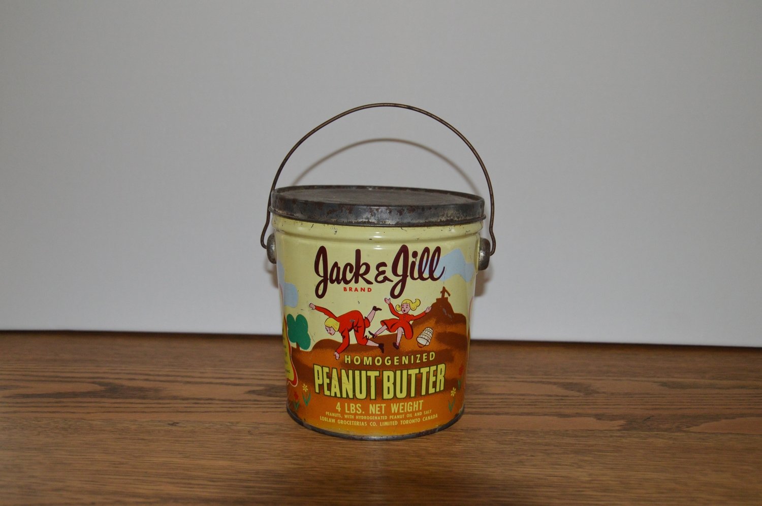 SOLD - Jack & Jill Peanut Butter Tin