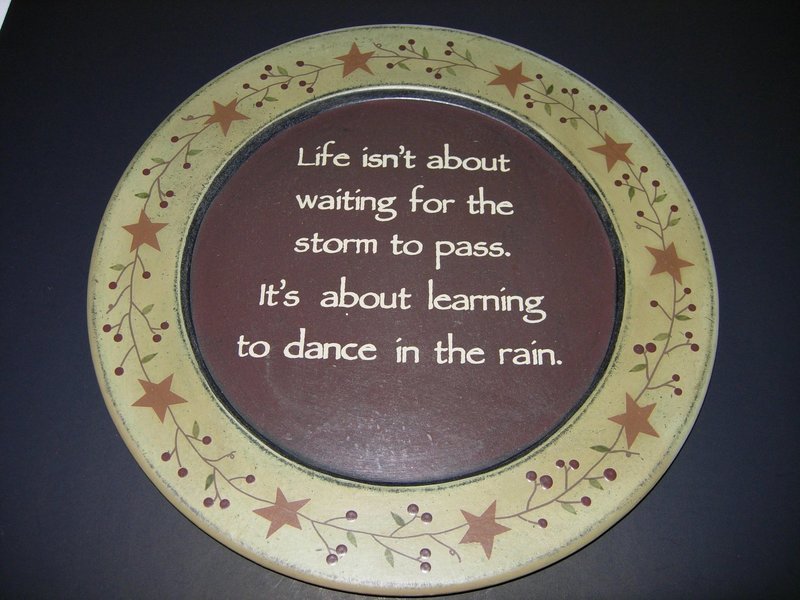 Plate - Life Saying