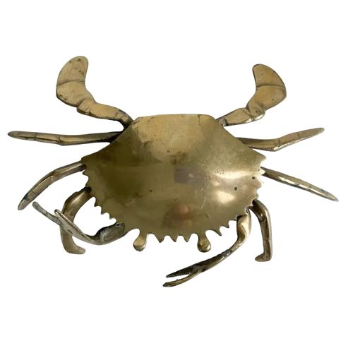 Brass Crab Ashtray