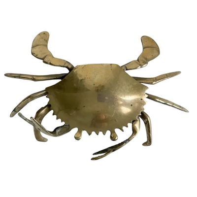 Brass Crab Ashtray
