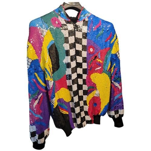Sequin Bomber Jacket