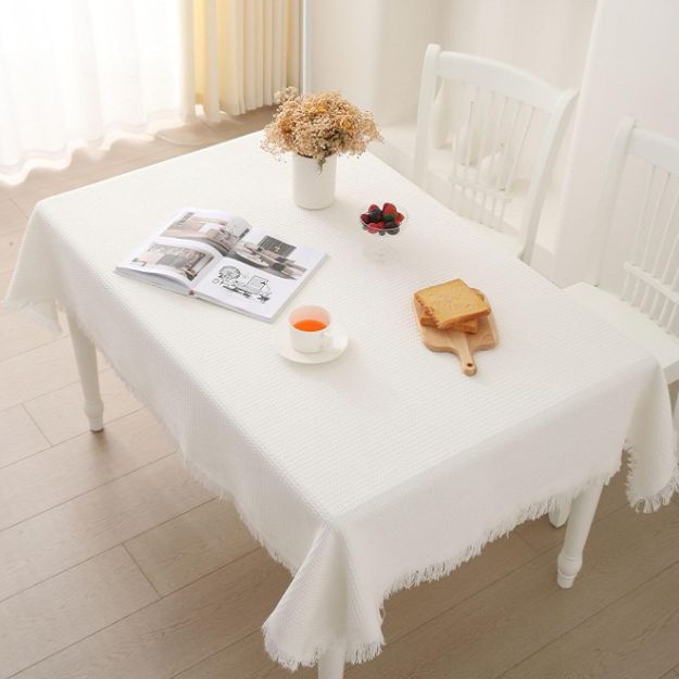 Waffle Rectangle Tablecloth
