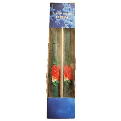 Holly Tapered Candlesticks