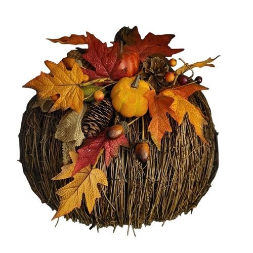 Fall Pumpkin Wreath