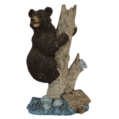 Climbing Black Bear figurine