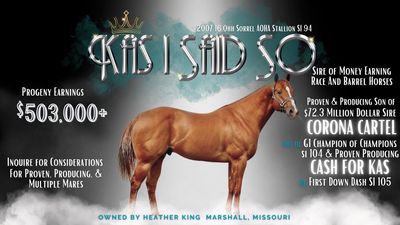 Kas I Said So Stallion Merchandise 