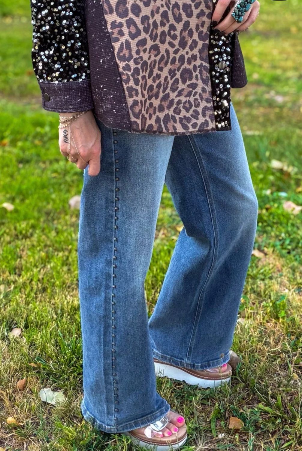 SK Studded Denim