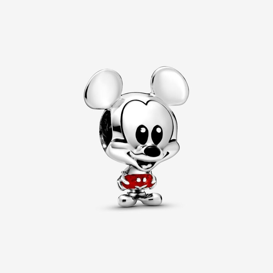 Disney Charms z Myszką Miki w czerwonych spodenkach