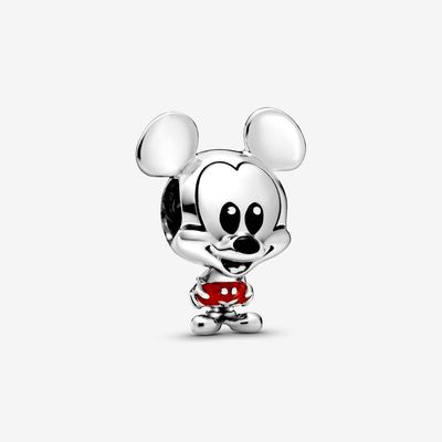 Disney Charms z Myszką Miki w czerwonych spodenkach