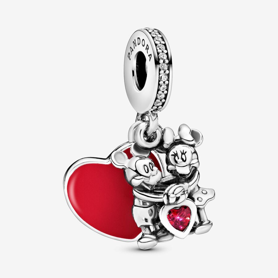 Disney Charms Myszka Miki &amp; Myszka Minnie Love