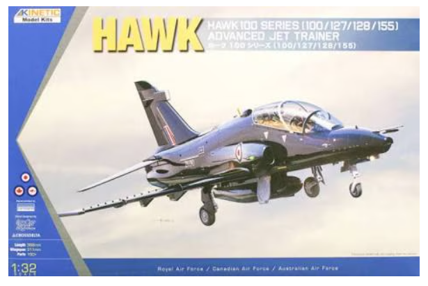 Kinetic 3206 1/32nd BAe Hawk 100 Series (100-127-128-155)