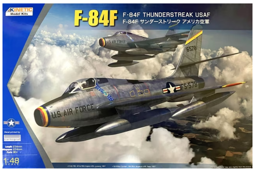 Kinetic 48113 1/48 F-84F Thunderstreak USAF