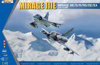 Kinetic 48050 1/48 Dassault Mirage IIIE/O/R/RD/EE/EA