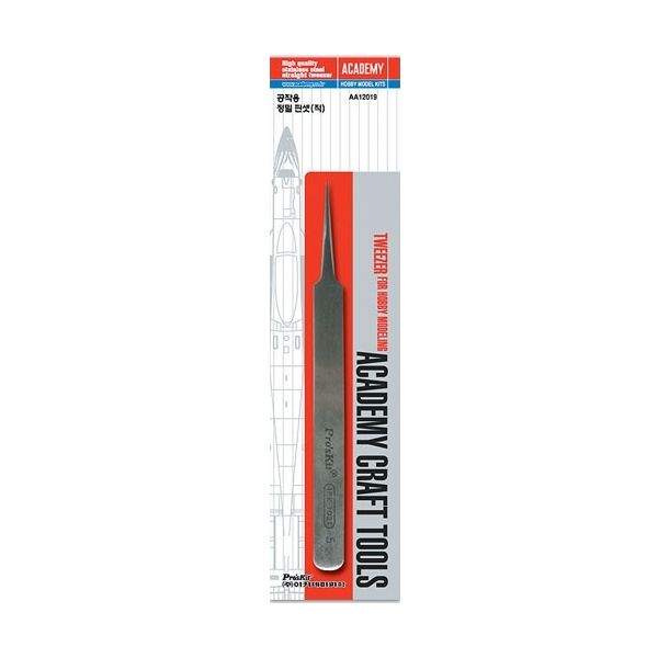 Academy AA12019 Narrow Fine Tweezer