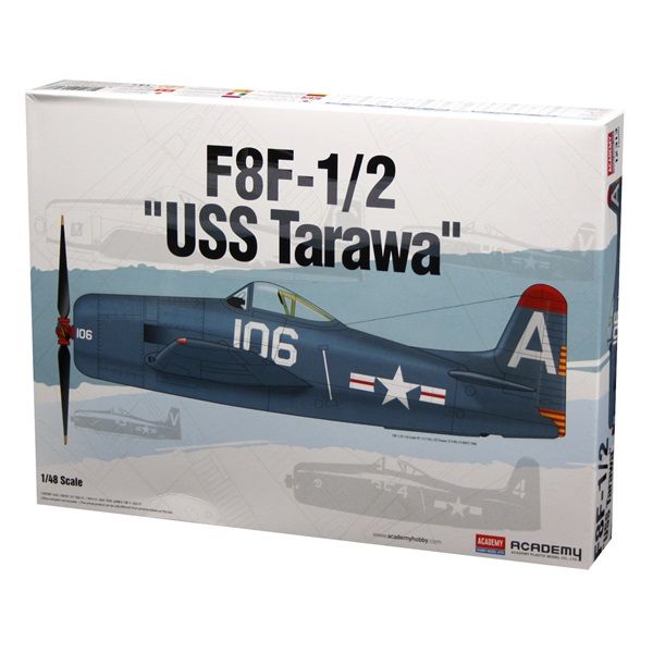 Academy 12313 1/48 F8F 1/2 USS Tarawa
