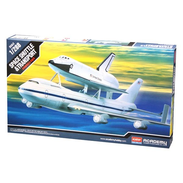 Academy 12708 1/288 Space Shuttle &amp; 747