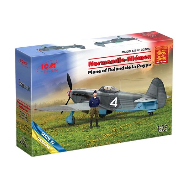 ICM 32093 1/32 Yak-9T With Roland De La Poype Figure