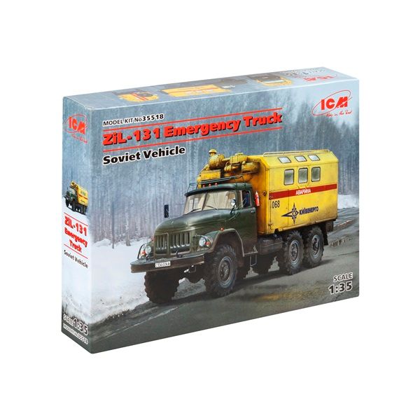 ICM 35518 1/35 Zil-131 Emergency Truck Soviet Vehicle
