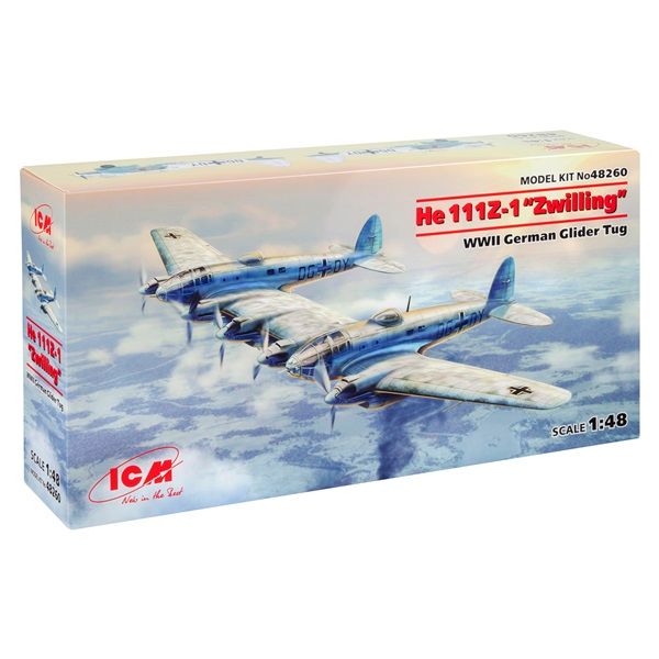 ICM 48260 1/48 He 111Z-1 “Zwilling” I German Glider Tug