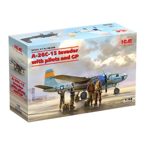 ICM 48288 1/48 A-26C-15 Invader w/Crew