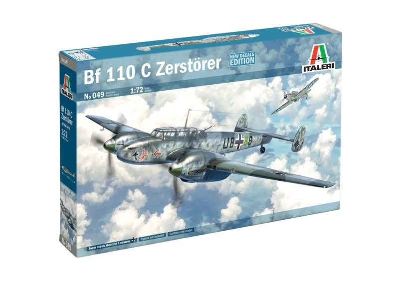 Italeri 049 1/72 Bf-110 C3/Cf Zerst