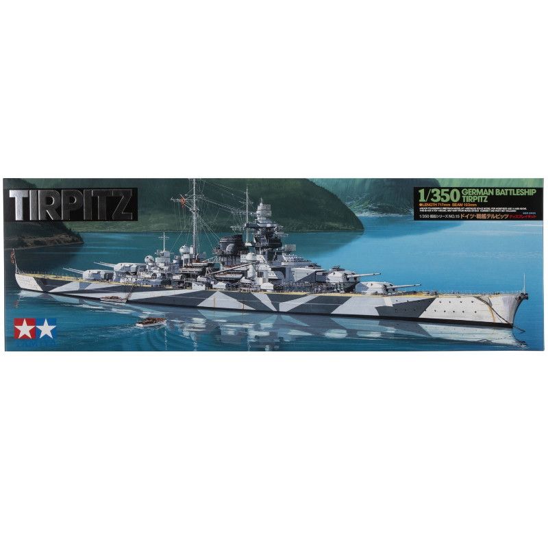 Tamiya 78015 1/350 Tirpitz Battleship