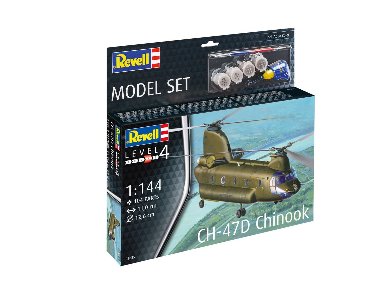 Revell 63825 1/144 Model Set CH-47D Chinook
