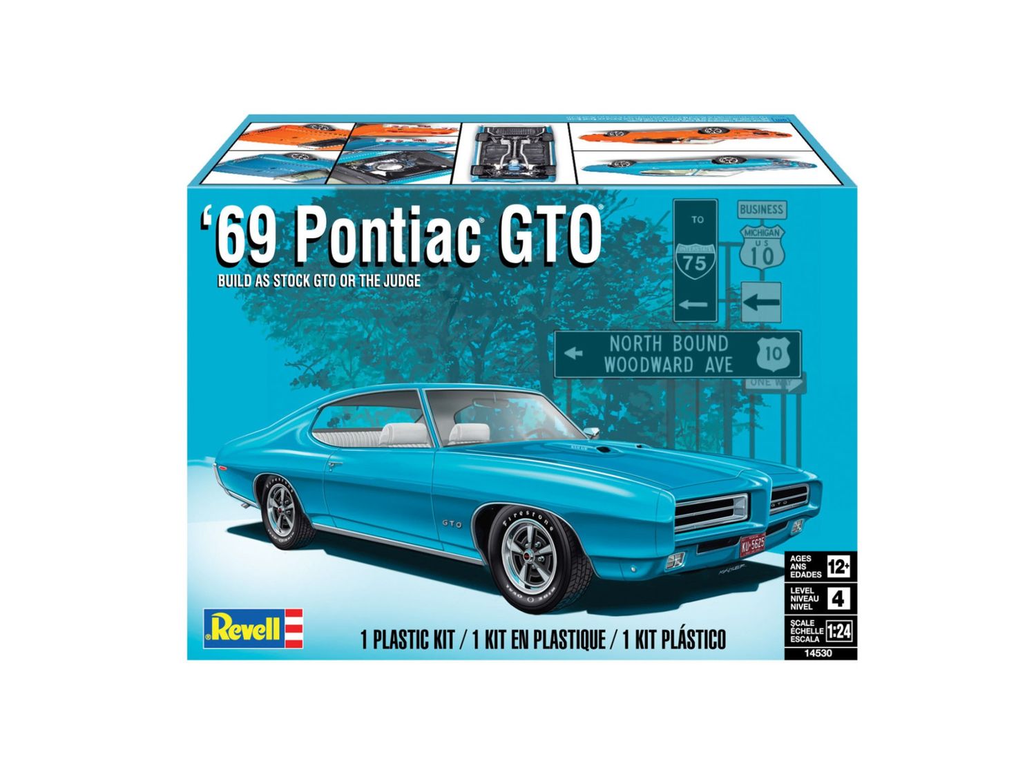 Revell 14530 1/24 69 Pontiac GTO &quot;The Judge&quot; 2N1