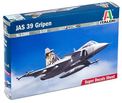 Italeri 1306 1/72 JAS 39 Gripen (SAAF Decals Included)
