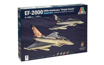 Italeri 1406 1/72 EF-2000 100th Anniversary Special Colours AMI - Super Decal Sheet Included