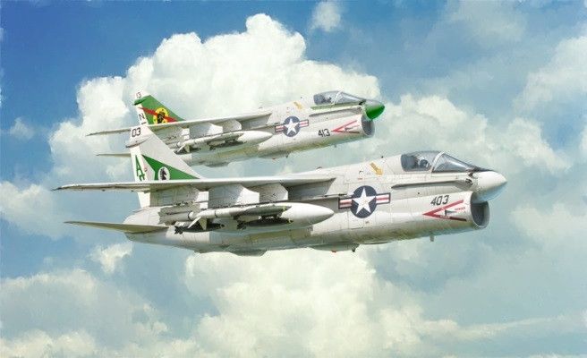 Italeri 1411 1/72 A-7E Corsair II - Super Decal Sheet Included
