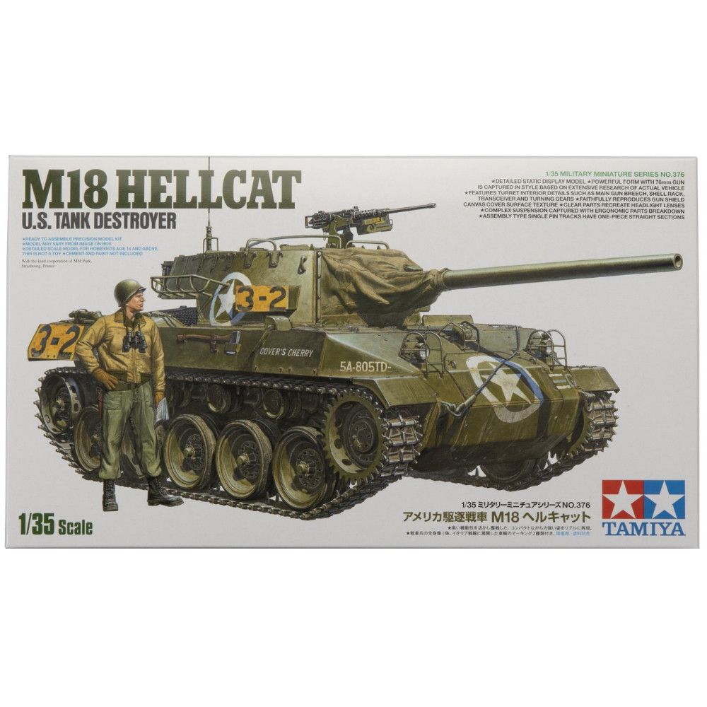 Tamiya 35376 1/35 US Tank Destroyer M18 Hellcat