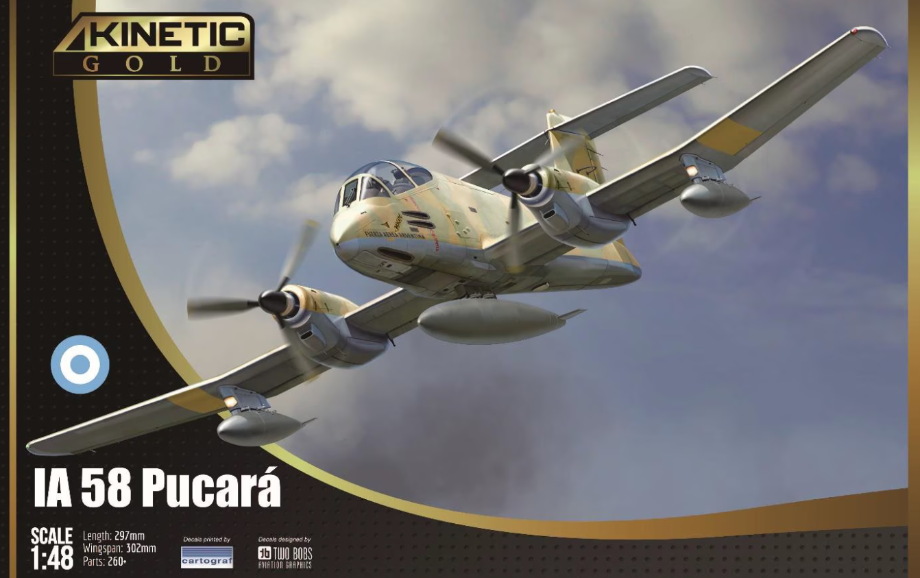 Kinetic 48078 1/48 IA 58 Pucará