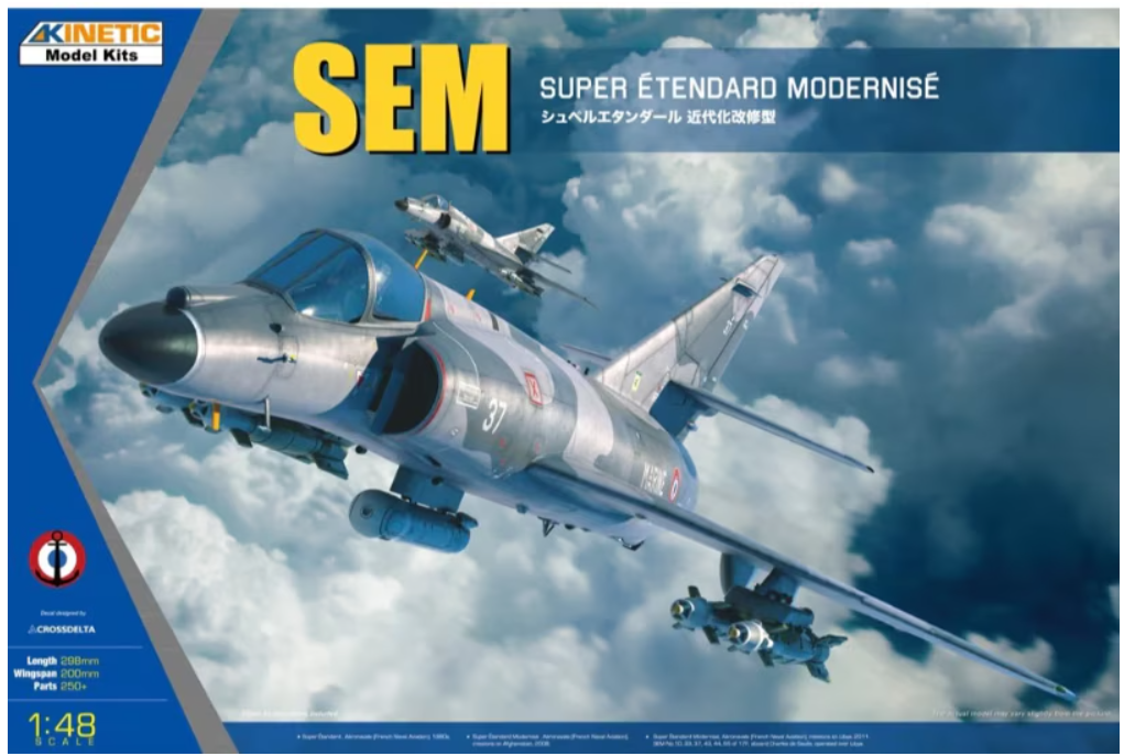 Kinetic 48140 1/48 Super Étendard Modernisé
