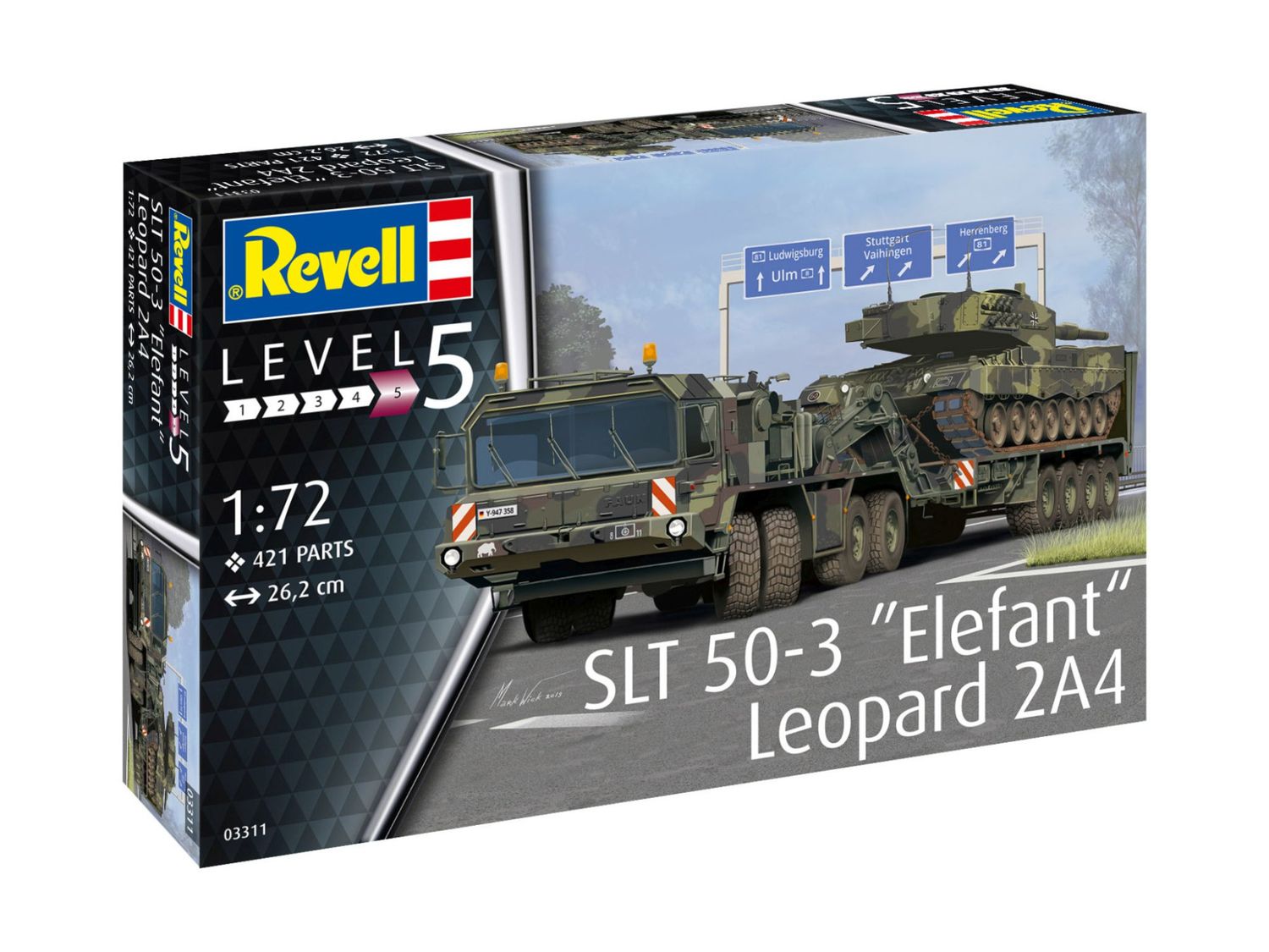 Revell 03311 1/72 SLT 50-3 &quot;Elefant&quot; &amp; Leopard 2A4