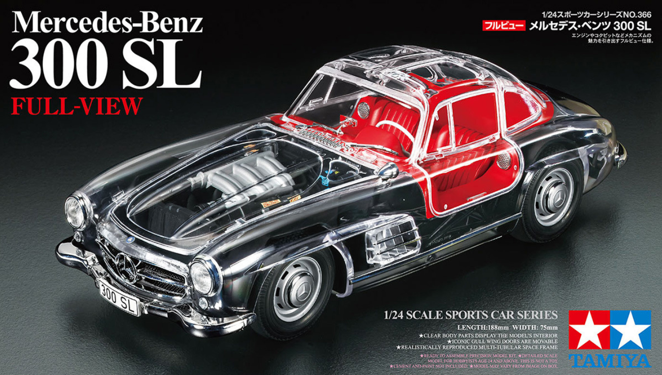 Tamiya 24366 1/24 Mercedes-Benz 300 SL &quot;Full-View&quot;